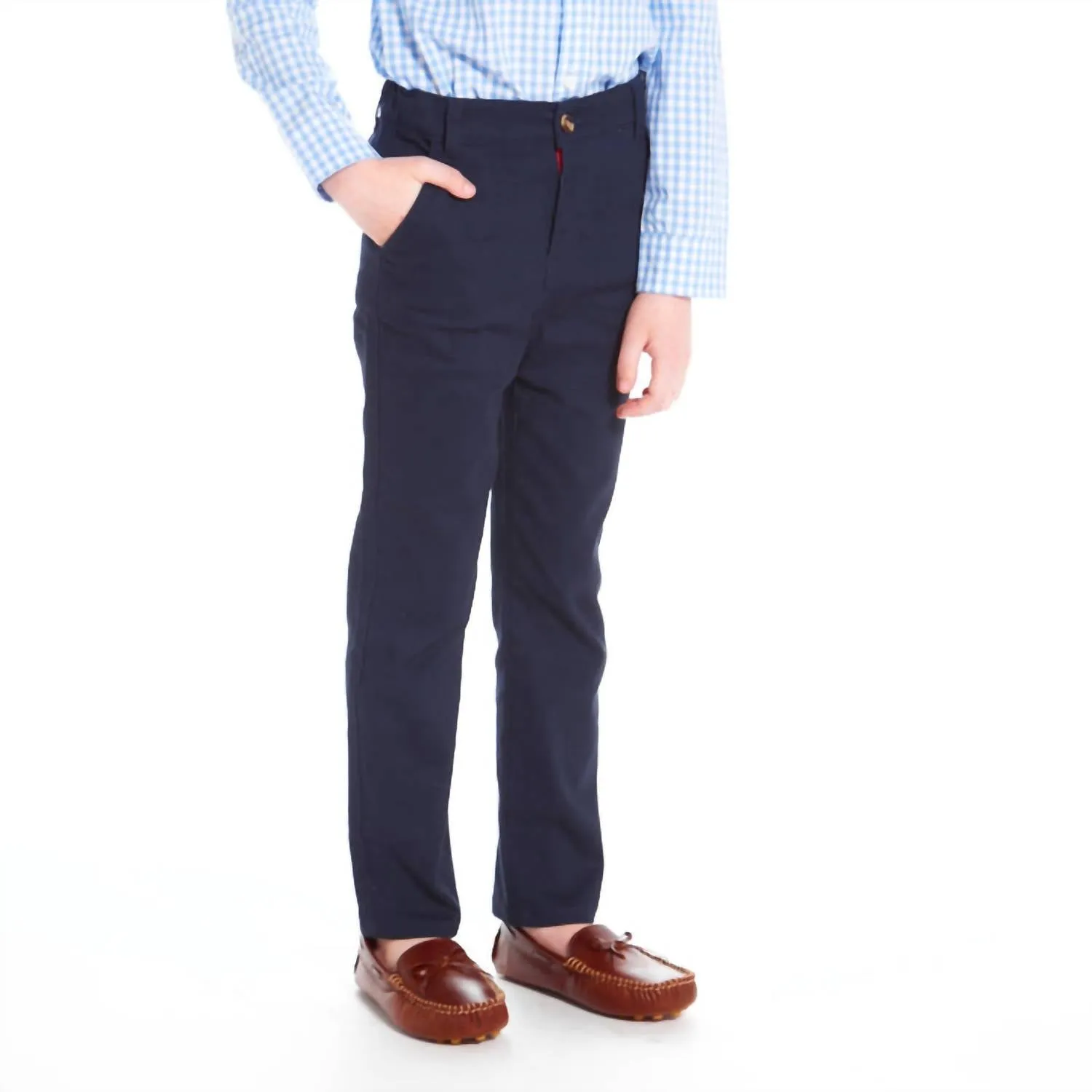 Andy & Evan - Boys Navy Twill Pants