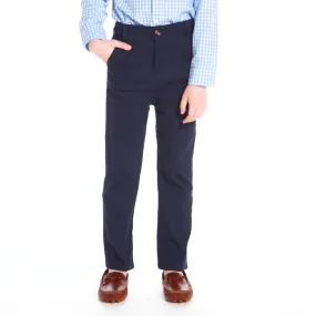 Andy & Evan - Boys Navy Twill Pants