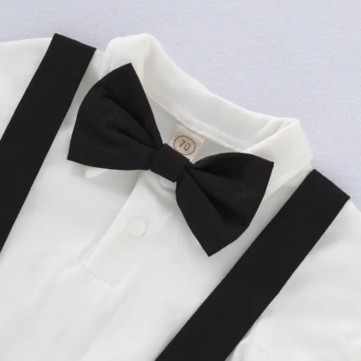 ARCHIE BOW TIE BODYSUIT & OVERALLS