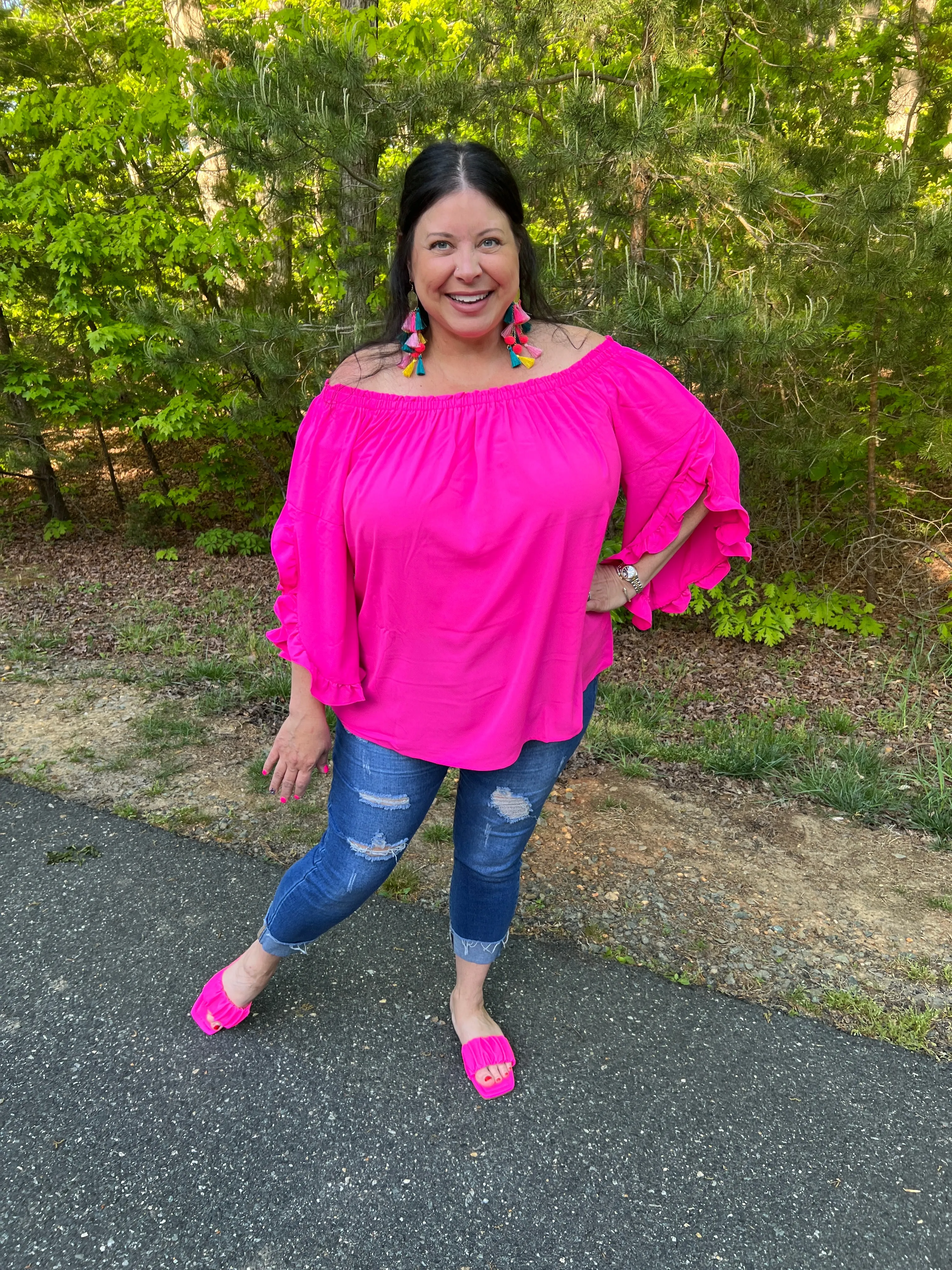 Aurora Off The Shoulder Top