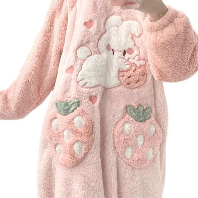 Binky's Strawberry Kawaii Pajamas