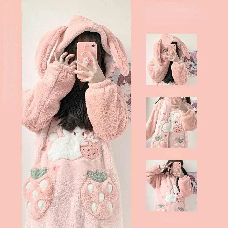 Binky's Strawberry Kawaii Pajamas