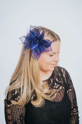 Blue Shimmer Petal Hair Slide