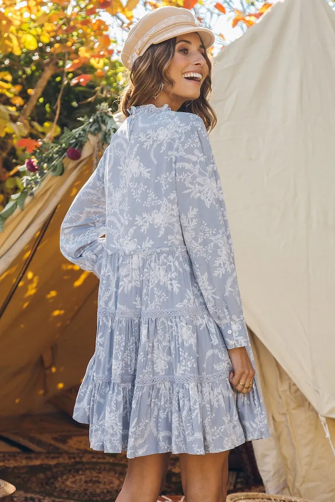Currents Dress Blue