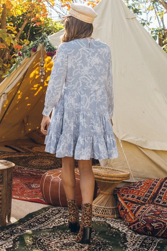 Currents Dress Blue