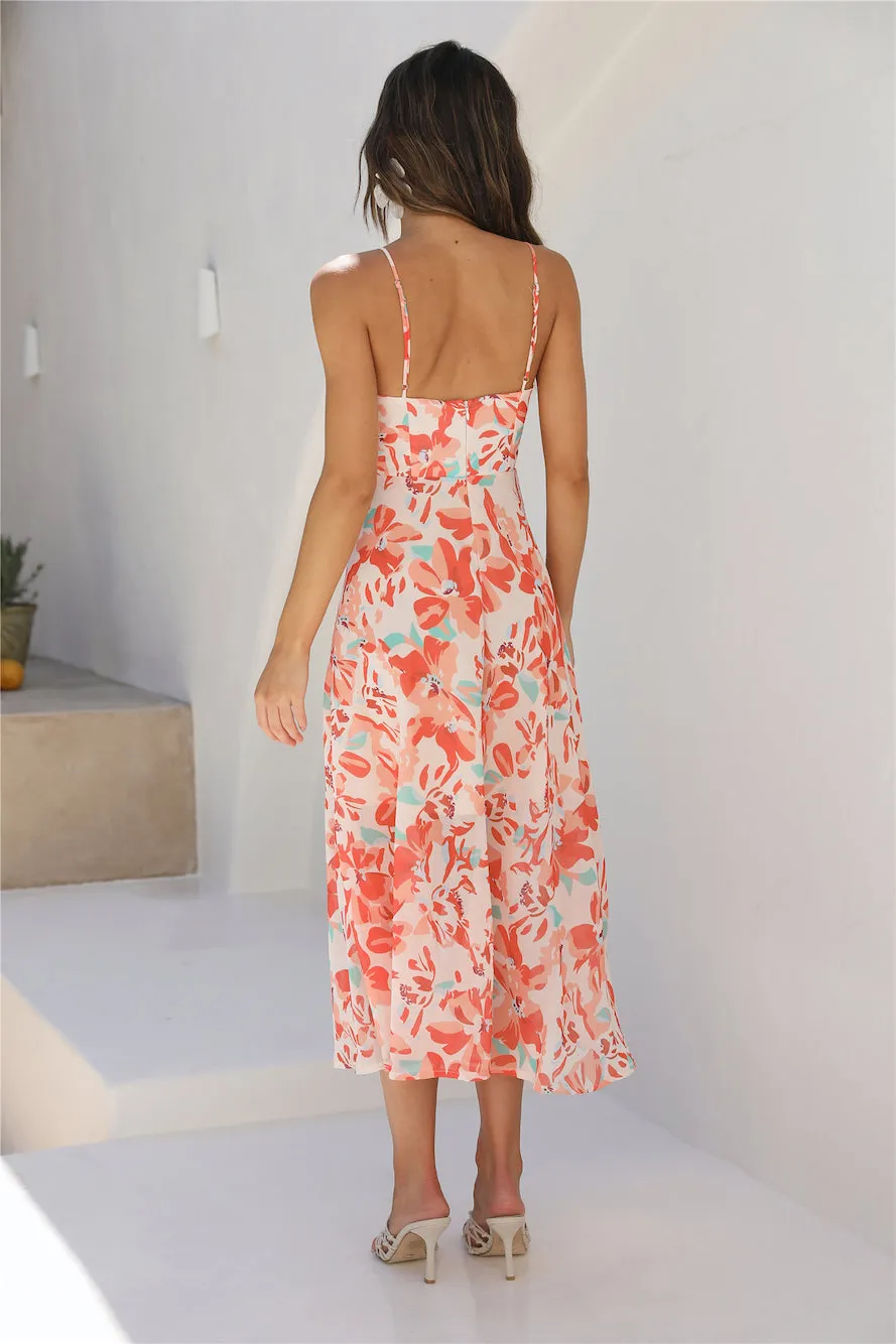 First Date Maxi Dress Orange