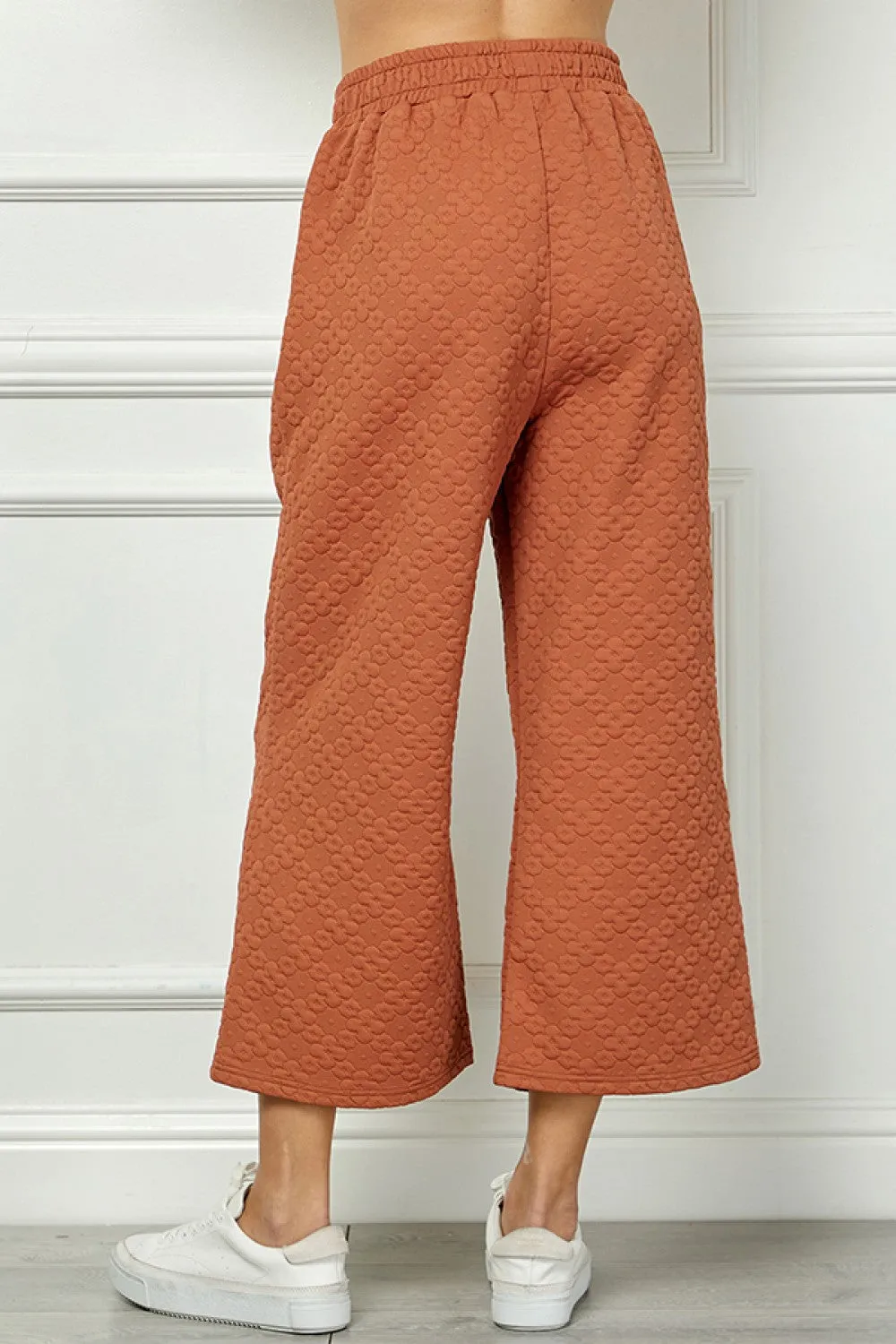 Flower Textured Lounge Pant - FINAL SALE