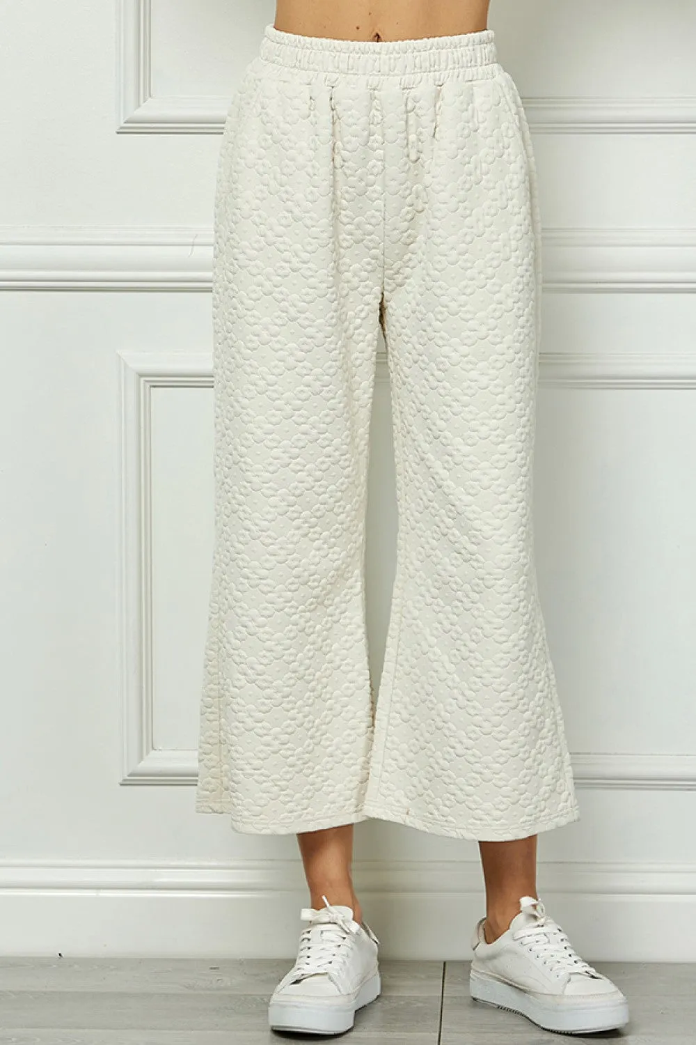 Flower Textured Lounge Pant - FINAL SALE