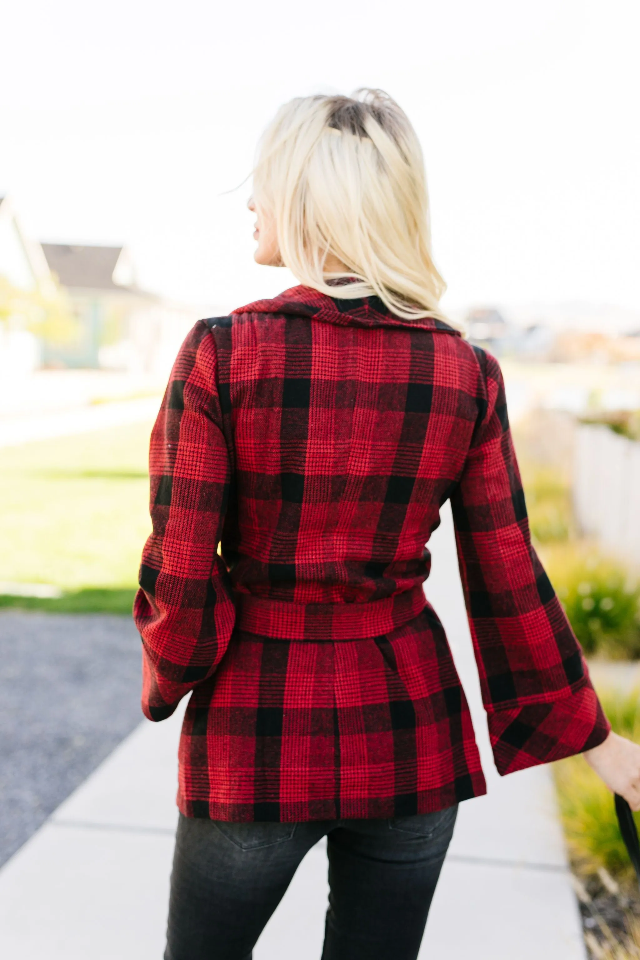 Gentle Breeze Plaid Jacket