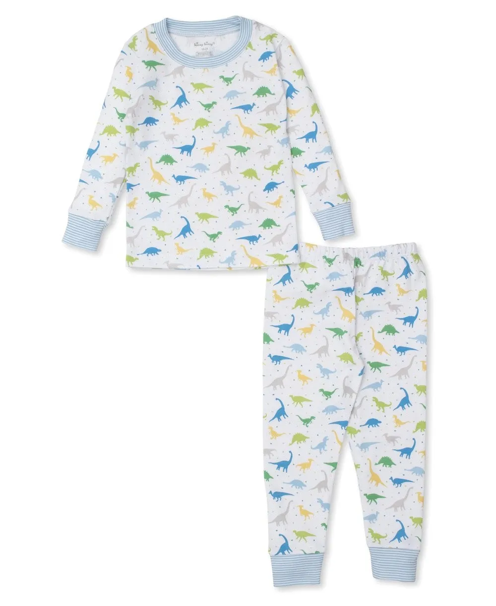 Kissy Kissy Boys Snug Fit Pajamas - Blue Dinosaurs Galore