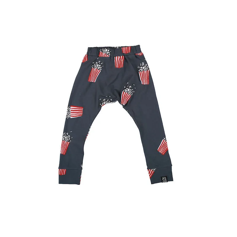 Kukukid Baggy Pants Navy Blue Popcorn