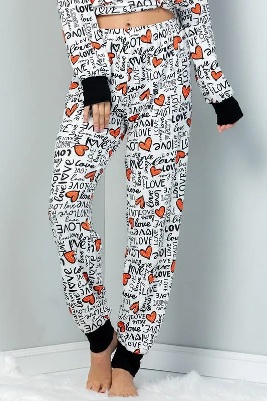 Pre-Order Heart x Love Elastic Casual Pants