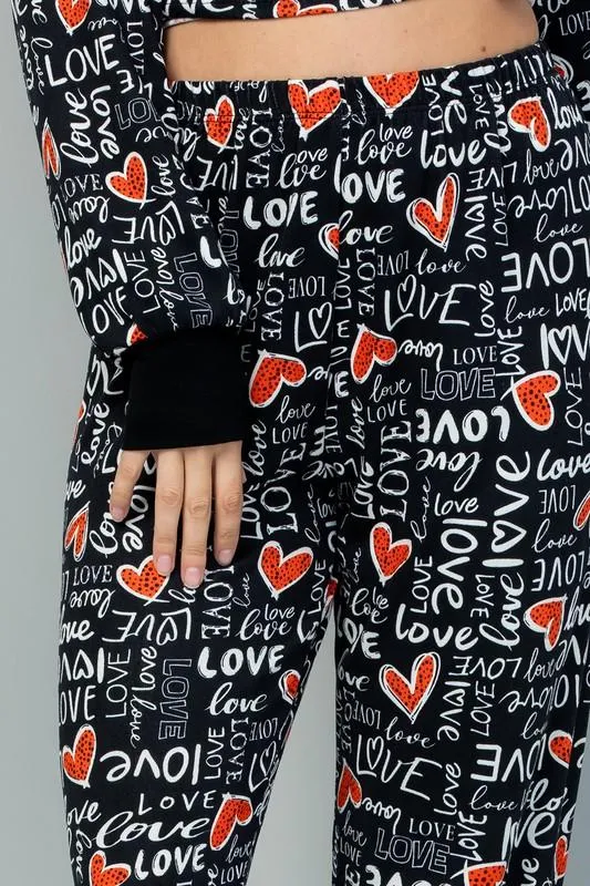 Pre-Order Heart x Love Elastic Casual Pants