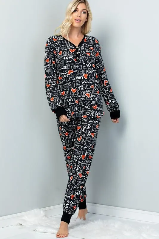 Pre-Order Heart x Love Elastic Casual Pants