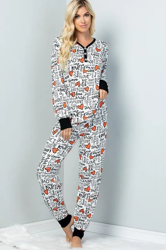 Pre-Order Heart x Love Elastic Casual Pants