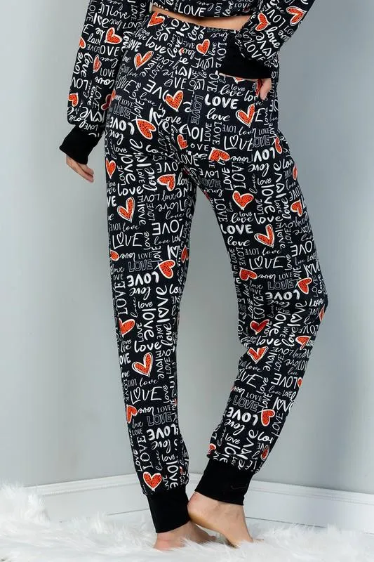 Pre-Order Heart x Love Elastic Casual Pants