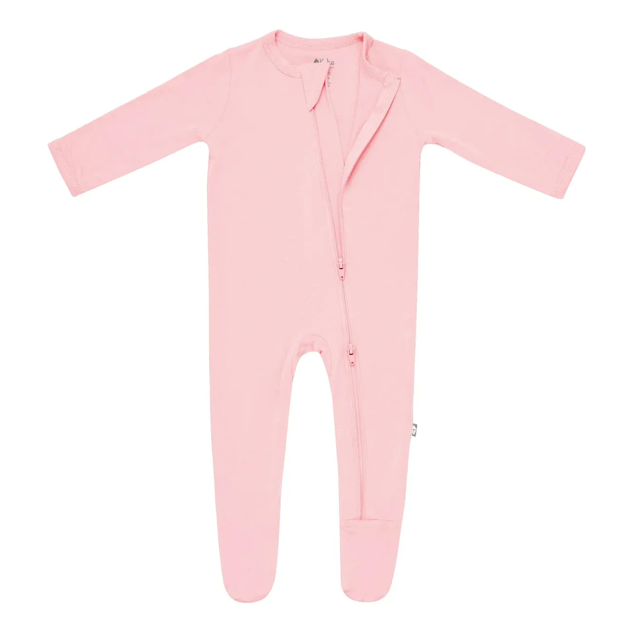 PREEMIE Zippered Footie- Crepe