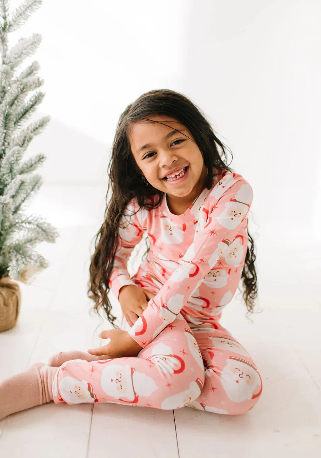 Santa Cocoa Bamboo Two-Piece Pajama Set