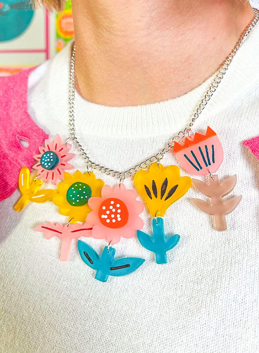 Springtime Flowers Necklace